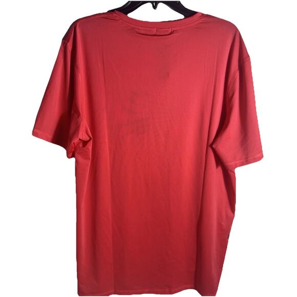 Hugo Boss Tee Active Men's X-Large Red Slim Fit Stretch - Picture 3 of 10